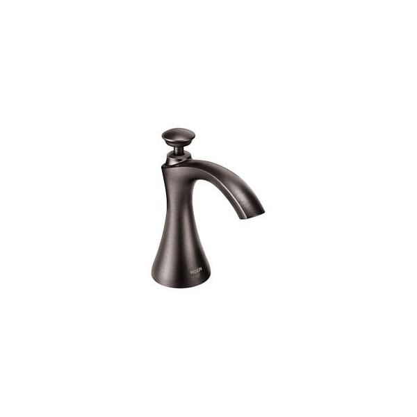 Transitional Soap Dispenser Black Stainless